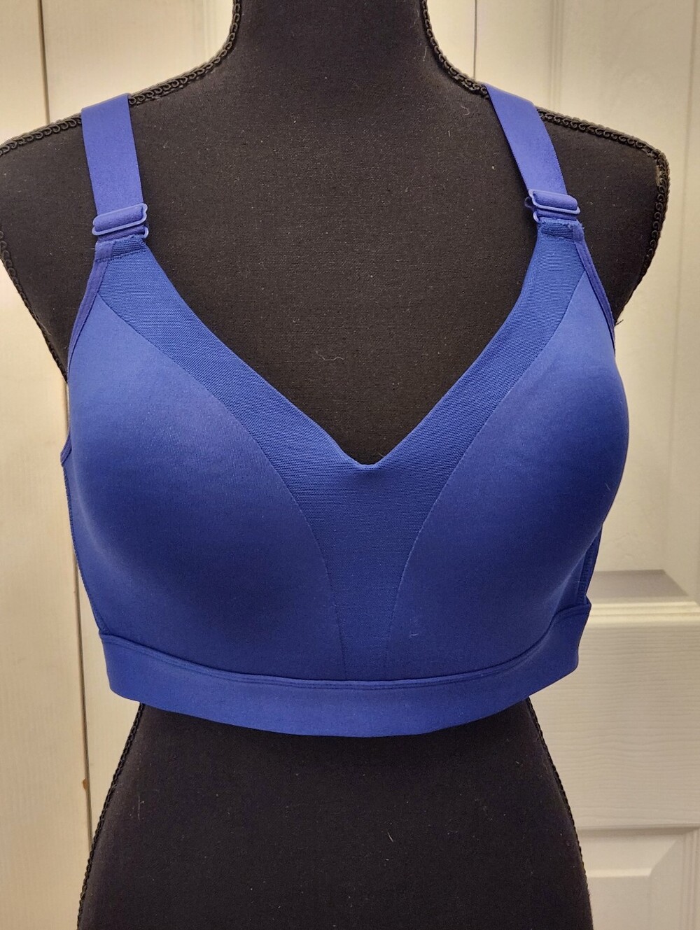 Spyder Blue V-Neck Wireless Comfort Bralette